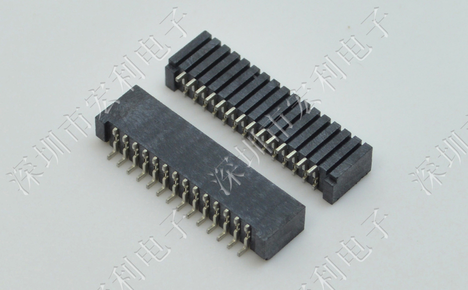 ffc fpc连接器1.25mm卧式扁平插座4P-20P工控仪器 上下接触软排线连接器