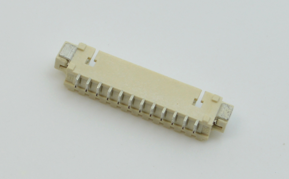 FPC连接器1.25MM间距卧式贴片针座16P线对板接插件连接器线束插座,宏利