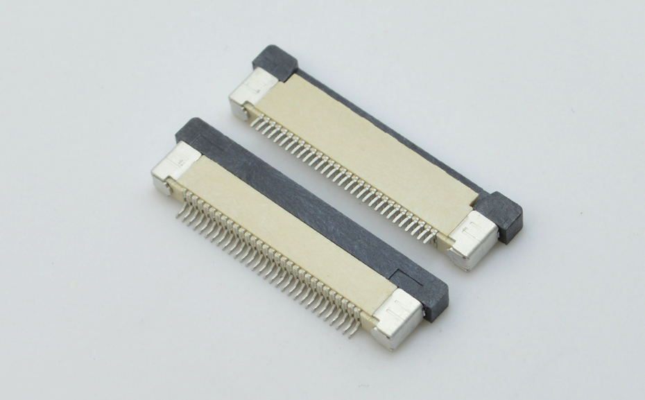 FFC/FPC连接器 软排线插座 0.5mm间距-5P 下接拉锁 5Pin 抽屉式