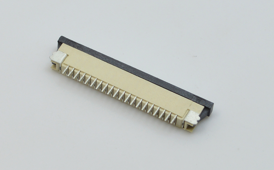 FFC软排线接插件 FPC连接器 间距1.0MM-16p 上接拉锁