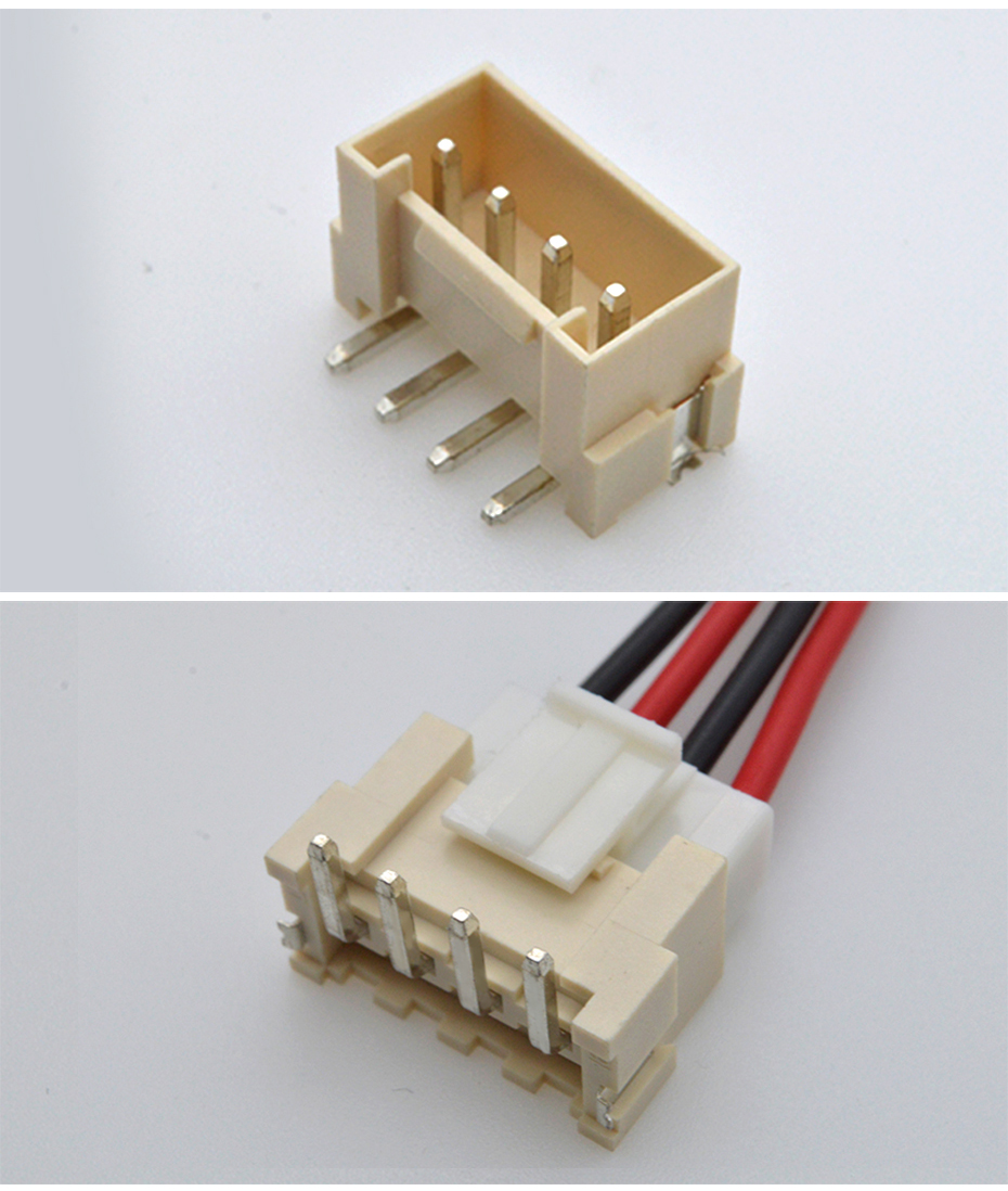 VH3.96-4P卧贴针座PCB板SMT插座 连接器3.96mm 表面贴片座