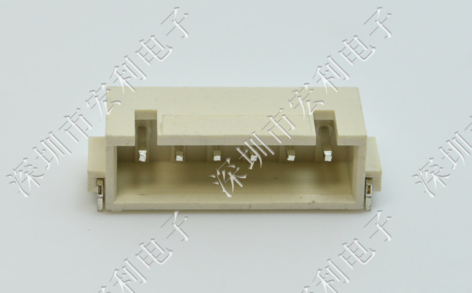 2.54mm间距线对板卧式连接器2P 3P 4P 5P 6P 7P 8P 9P 10P 11P 12P抗震动带锁扣插座